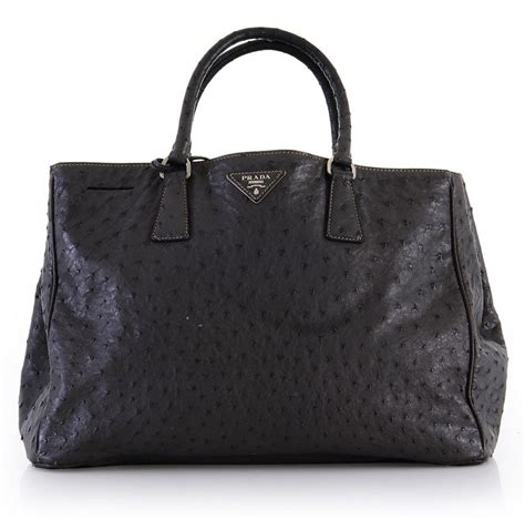 prada ostrich purse